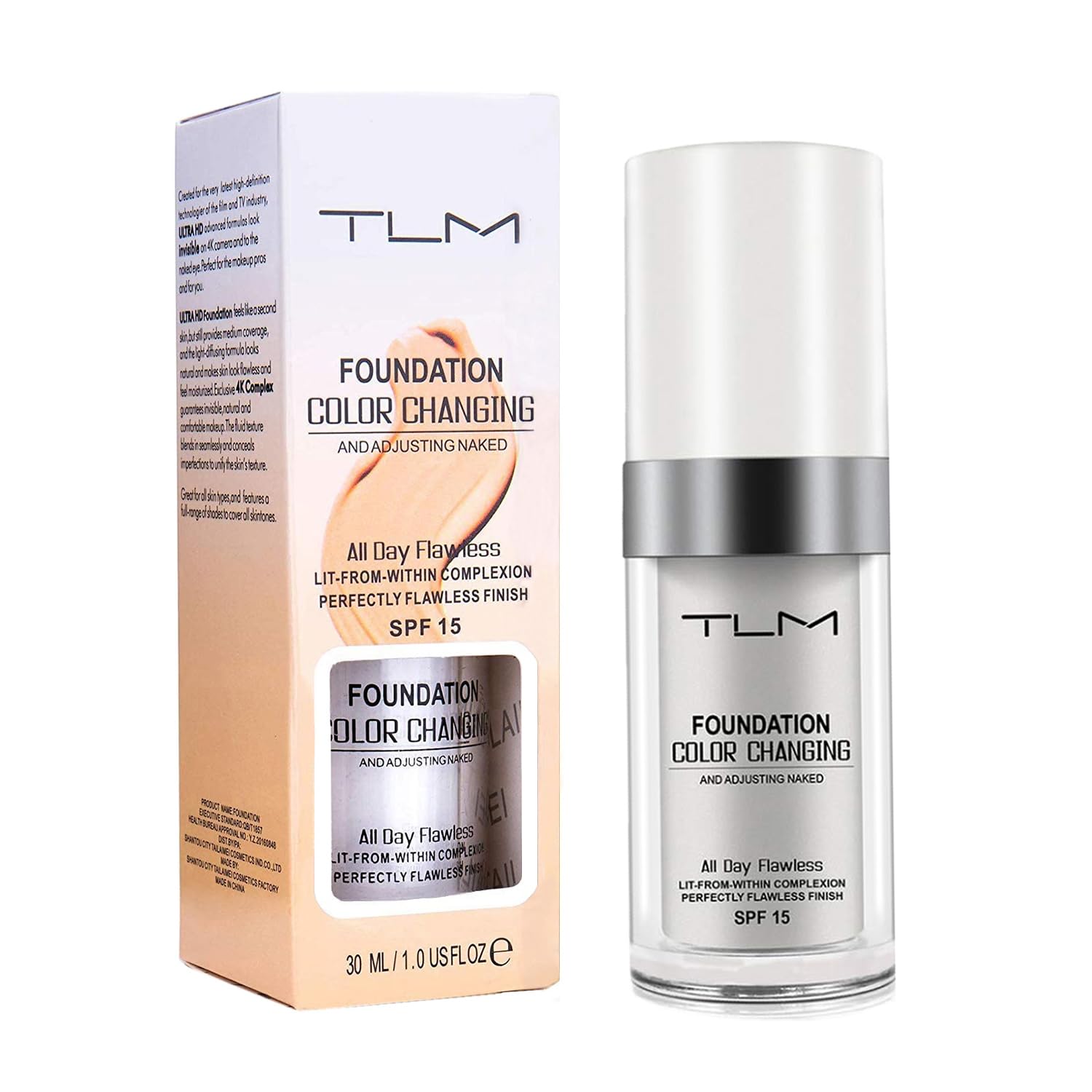 Amazon.com : Color Changing Liquid Foundation Makeup Change To
